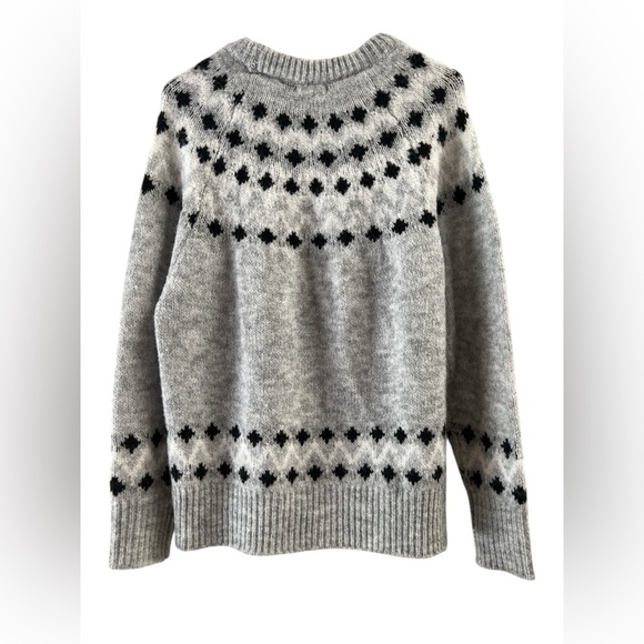 RDI grey and black crew neck knit sweater - Picture 4 of 4